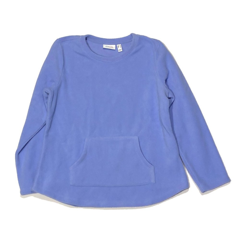 D & Co Womens Size S Lavender Fleece Sweater